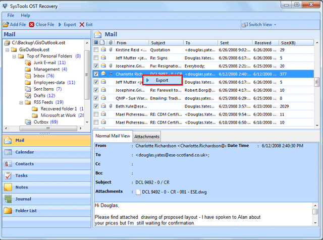 Exchange OST Failure 4.3